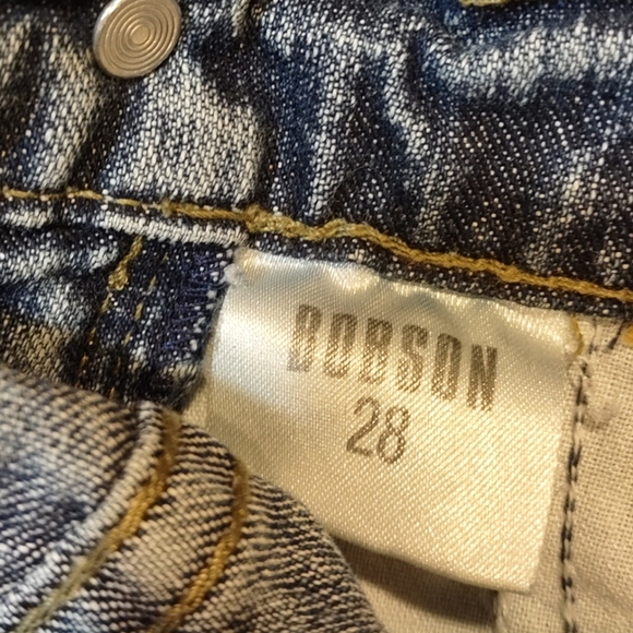VTG Bobson Jeans Side Zipper Blue Jeans - Picture 12 of 12